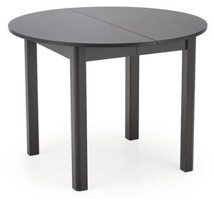 Rozkládací jídelní stůl 102-142 cm Ralllon (černá) (pro 4 6 osob)