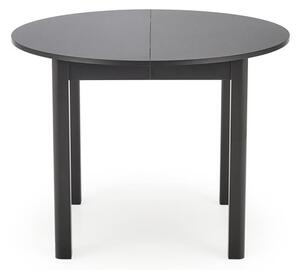 Rozkládací jídelní stůl 102-142 cm Ralllon (černá) (pro 4 6 osob)