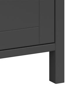 Černá šatní skříň 89x195 cm Tromsö - Tvilum