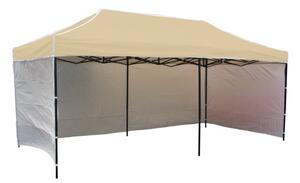 ShopJK Nůžkový stan profi 3 x 6 m bílý