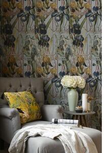 Mind the Gap WP 20476 Fleurs d'Iris Aquamarine