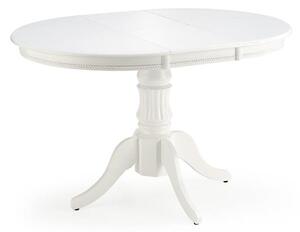Rozkládací jídelní stůl 90-124 cm Ferrara (bílá) (pro 4 osoby)