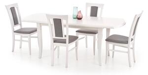Rozkládací jídelní stůl 160-240 cm Fanny (bílá) (pro 6 8 osob)