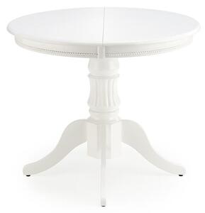 Rozkládací jídelní stůl 90-124 cm Ferrara (bílá) (pro 4 osoby)