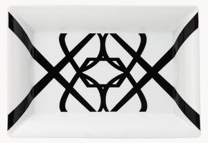 Dekorativní porcelánový servírovací podnos Home