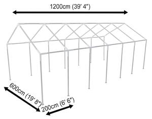 Ocelový rám pro 12 x 6 m party stan
