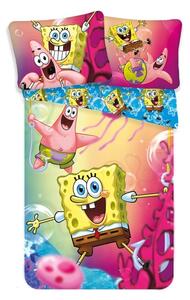 Jerry Fabrics Povlečení Sponge Bob blue 140x200, 70x90 cm