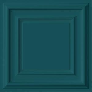 Vliesová tapeta na zeď, tyrkysová, 3D efekt obložení, 347813, 3D Reflections, Origin