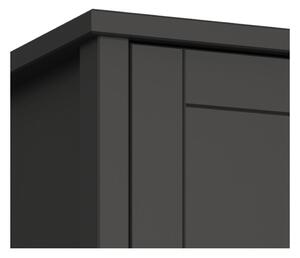 Černá šatní skříň 89x195 cm Tromsö - Tvilum