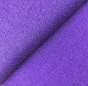 Ervi bavlna š.240 cm jednobarevná fialová s malými proužky, metráž -