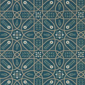 Morris & Co Brophy Trellis odstín: Deep Teal