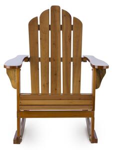 Blumfeldt Rushmore, zahradní židle, houpací křeslo, adirondack, 71 x 95 x 105 cm, hnědá