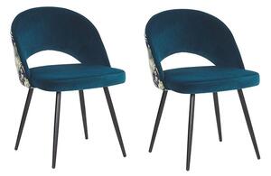 Set 2 ks. jídelních židlí VIVANI (modrá). 1022806