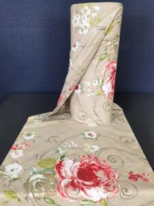 Ervi bavlna š.240cm - pastelové květiny -17748-5, metráž -
