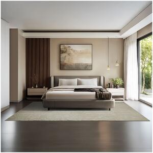 Tectake Koberec s krátkým vlasem Soft Zone - 200 x 290 cm, písková