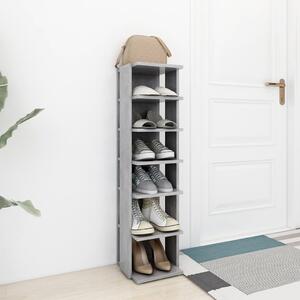 Botník betonově šedý 27,5x27x102 cm kompozitní dřevo