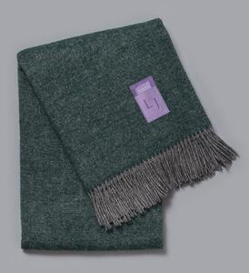 Lejaan Classic Wool Plédy a přehozy 140×200 cm Zeleno-šedá