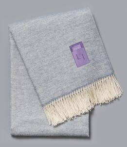 Lejaan Classic Wool Plédy a přehozy 140×200 cm Modro-bílá