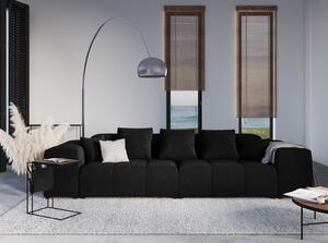 Černý sametový modul pohovky Rome Velvet - Cosmopolitan Design