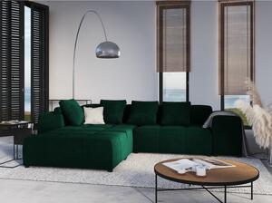 Zelený sametový polštář k modulární pohovce Rome Velvet - Cosmopolitan Design