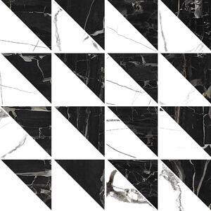 Dlažba Reverse Mosaico Triangoli Mix Crystal/Artic/Miroir