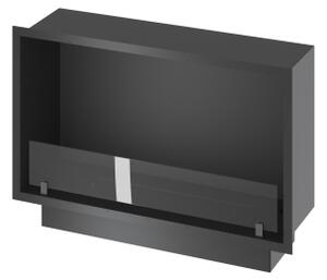 InFire - Vestavěný BIO krb 49,4x84,4 cm 3,5kW černá