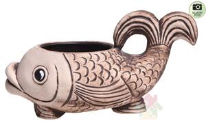 Venkovní keramický květináč ryba Alvin