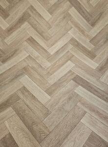PVC podlaha Tarkett Iconik 280T Ancares Herringbone Brown