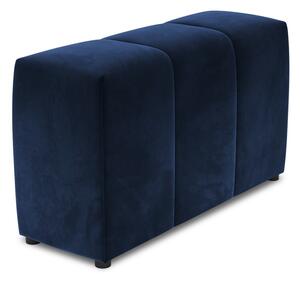 Modrá sametová opěrka k modulární pohovce Rome Velvet - Cosmopolitan Design