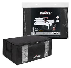 Černý úložný box s vakuovým obalem Compactor Black Edition, objem 210 l