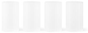 Ferm Living Sklenice Ripple Verrines set 4ks, frosted