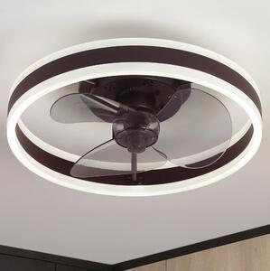 Brilagi-LED Stmívatelné svítidlo s ventilátorem LED/30W/230V 3000-6500K černá+DO