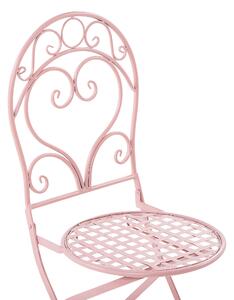 Set 2 ks. zahradních židlí ALBORA (růžová). 1022910