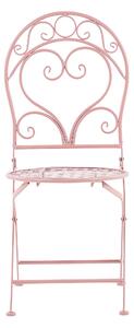 Set 2 ks. zahradních židlí ALBORA (růžová). 1022910