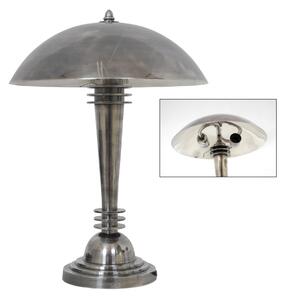 Kovová stolní lampa do pracovny DIDO Barva: stříbrná