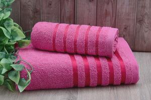 Set ručníku a osušky HASI malinový