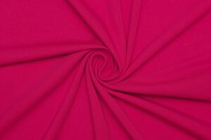 Bavlněný úplet - Růžová telemagenta 180 cm šíře