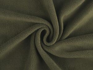 Polar fleece METRÁŽ - 15 (027) (255 g/m²) zelená khaki