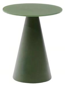 Kulatý odkládací stolek se skleněnou deskou ø 35 cm Wilshire – Kave Home