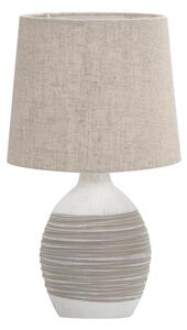 Béžová stolní lampa s textilním stínidlem (výška 35 cm) Ambon – Candellux Lighting