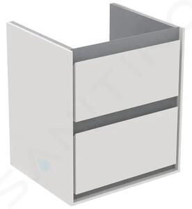 Ideal Standard Umyvadlová skříňka 43x40x52 cm, lesklý bílý/matný světle šedý lak E1608KN