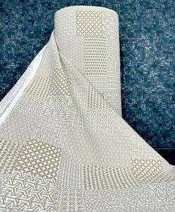 Ervi bavlna-Krep š.240cm - geometrický vzor č.26557-38, metráž -