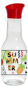 Skleněná karafa s víčkem TORO 1l summer