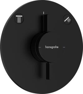 Sprchová a vanová baterie Hansgrohe DuoTurn S bez podomítkového tělesa matná černá 75418670