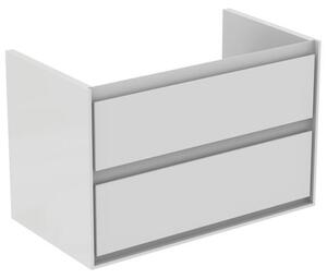 Koupelnová skříňka pod umyvadlo Ideal Standard Connect Air 80x44x51,7 cm bílá lesk/bílá mat E0819B2