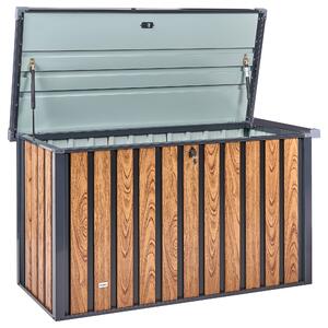 Úložný box BUGGIO 135 cm 60 cm Kov Hnědá