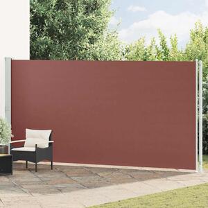 Zatahovací boční markýza 200x614 cm hnědá 317975