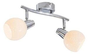 LED Bodové svítidlo DOXY 2xE14/4W/230V lesklý chrom