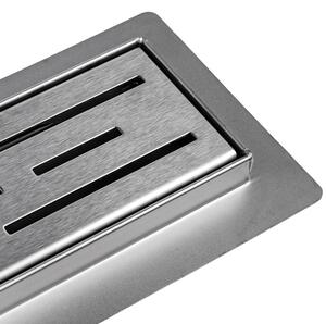 BPS-koupelny Sprchový odtokový žlab DL01 CLASSIC G2 ST 50 cm, satén