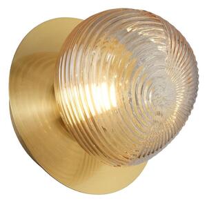 LED Nástěnné svítidlo BOLLA LED/3W/230V zlatá/kouřová béžová